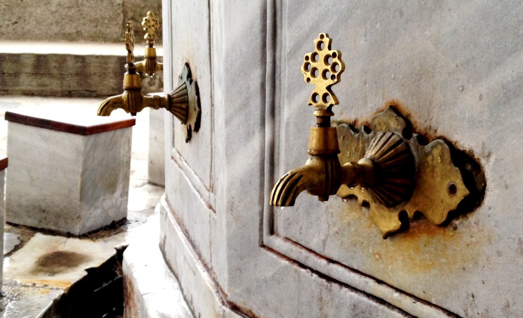 Taps at the Iskele Camii.