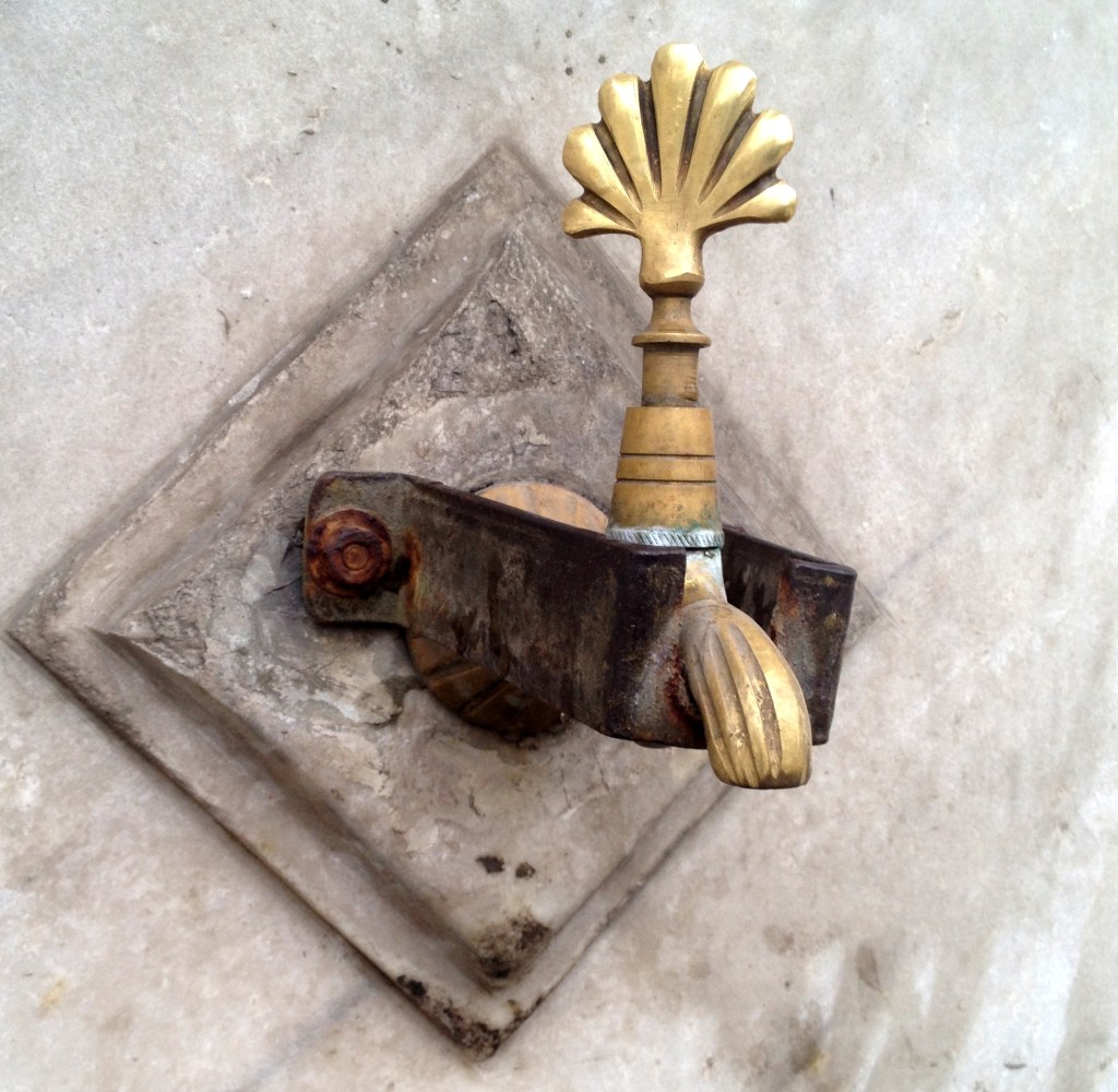 Drinking water tap at the Sublime Porte. Istanbul has wonderful taps.